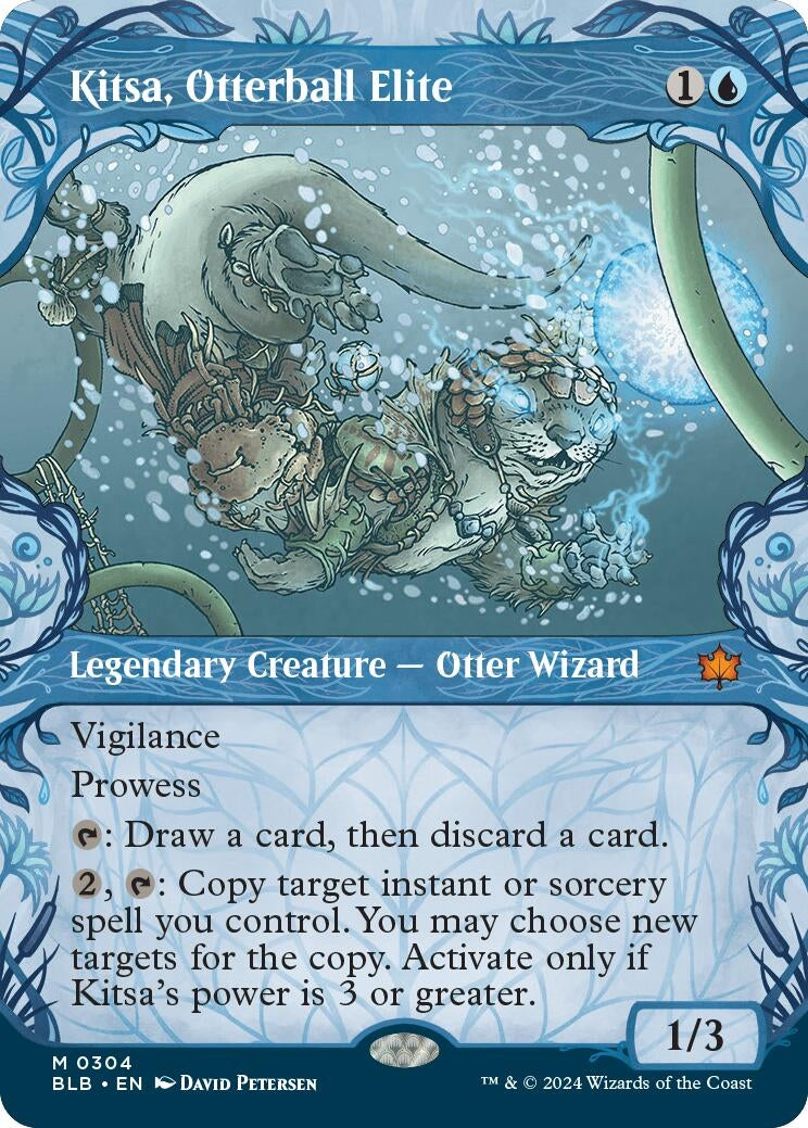 Image for Kitsa, Otterball Elite (Showcase) (304) [Bloomburrow] - Magic: The Gathering