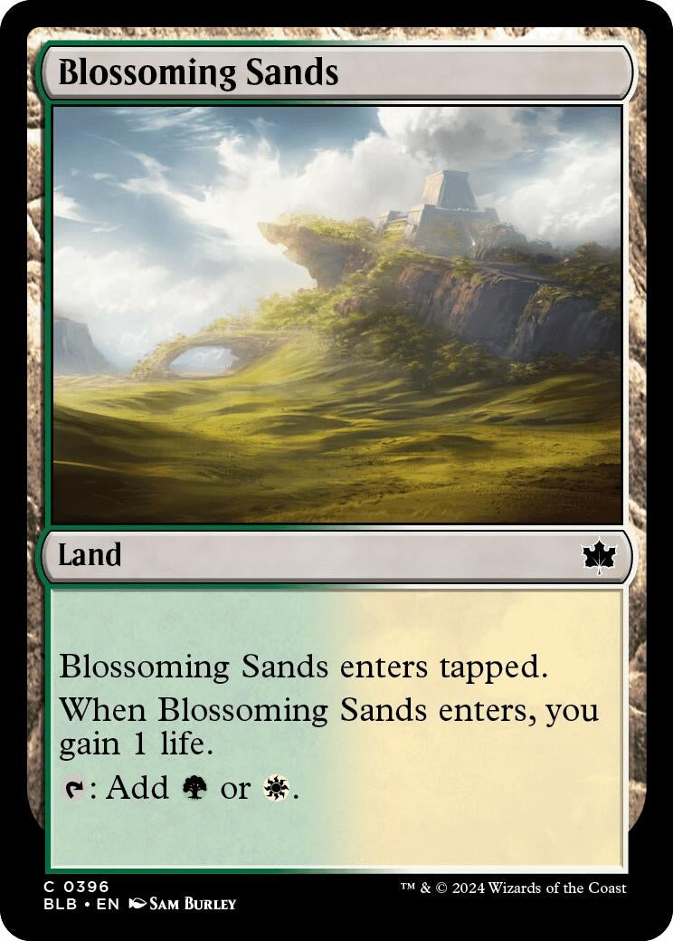 Image for Blossoming Sands (396) [Bloomburrow] - Magic: The Gathering