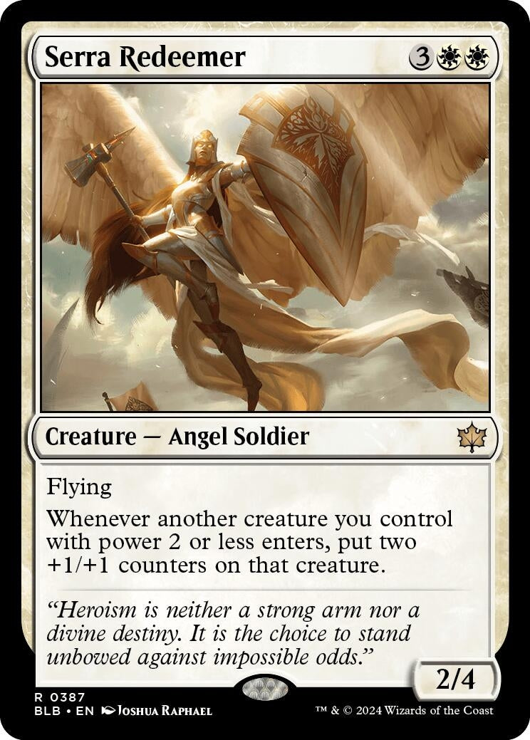 Image for Serra Redeemer (387) [Bloomburrow] - Magic: The Gathering