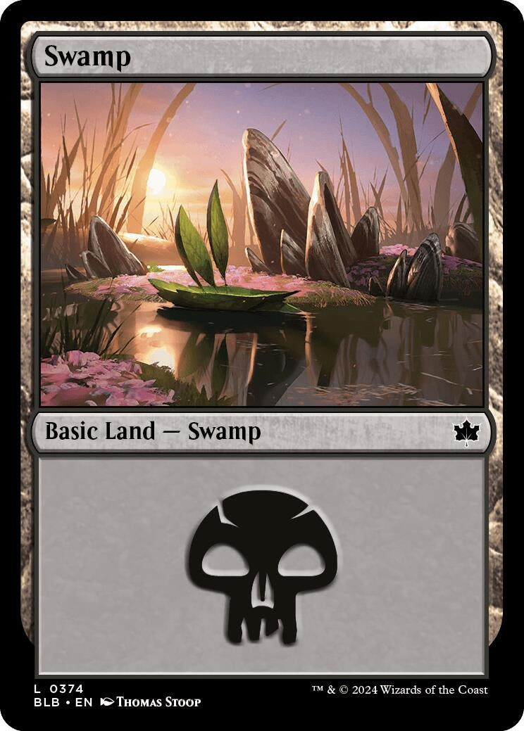 Image for Swamp (0374) (374) [Bloomburrow] - Magic: The Gathering