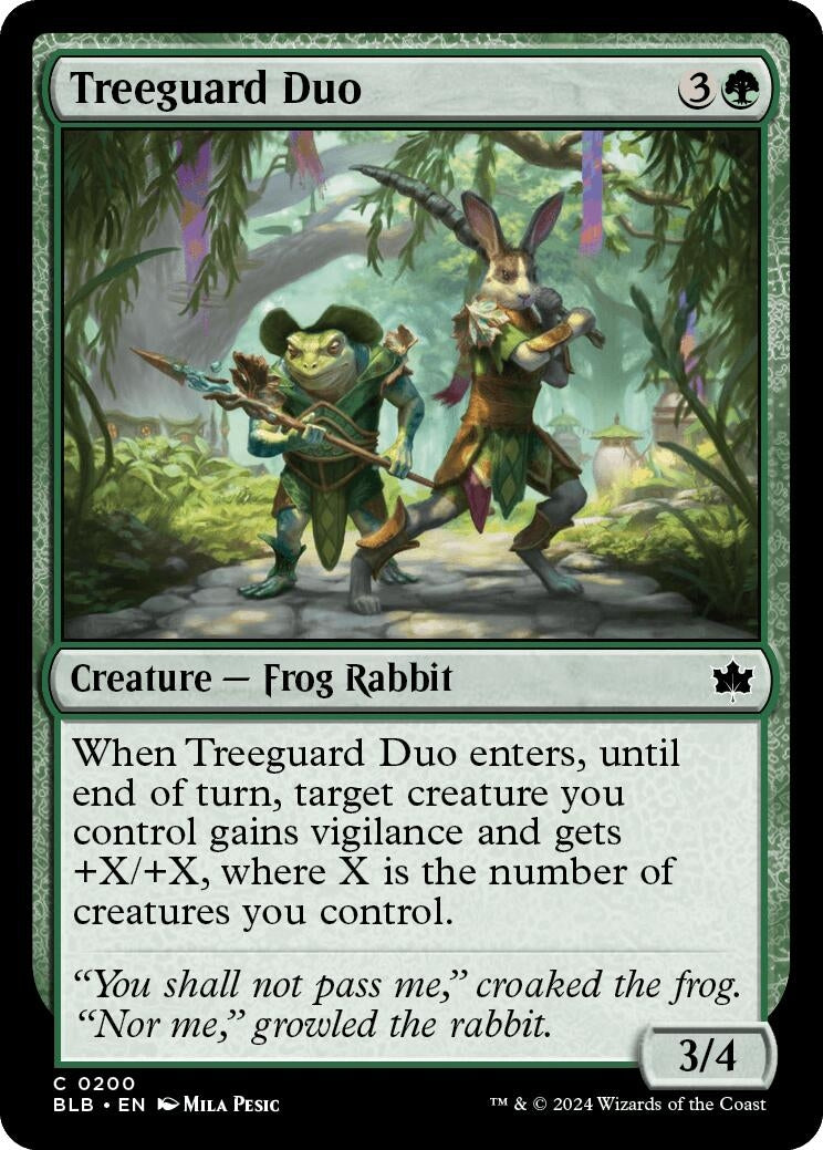 Image for Treeguard Duo (200) [Bloomburrow] - Magic: The Gathering