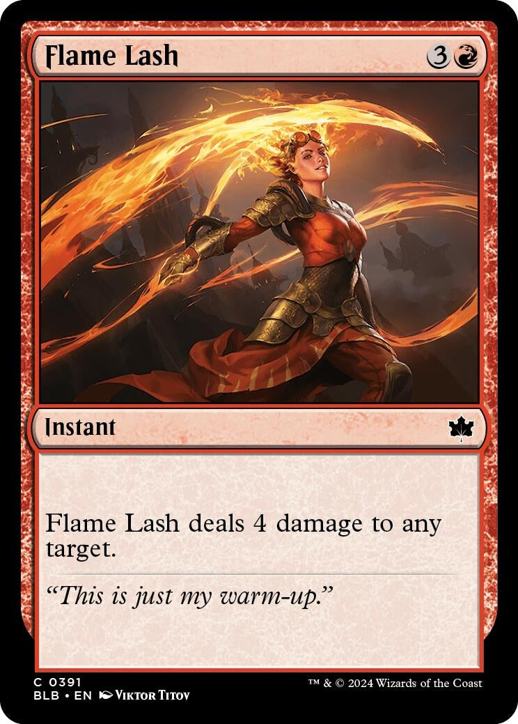 Image for Flame Lash (391) [Bloomburrow] - Magic: The Gathering