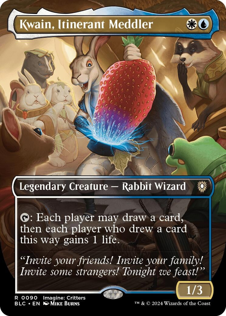 Image for Kwain, Itinerant Meddler (Borderless) (90) [Bloomburrow] - Magic: The Gathering