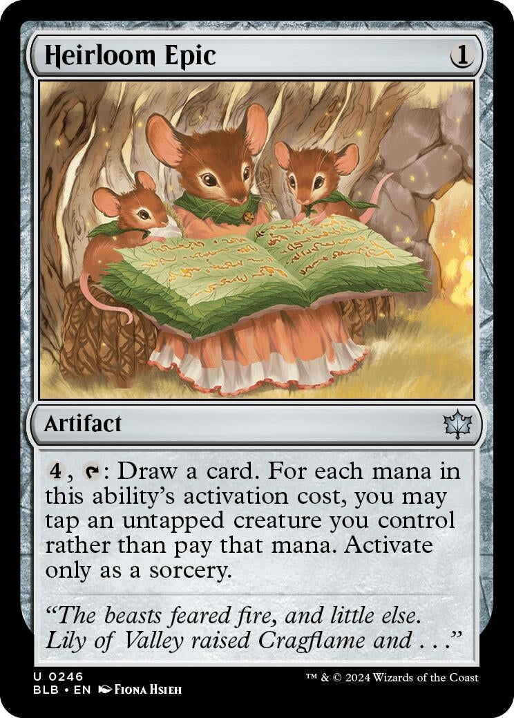 Image for Heirloom Epic (246) [Bloomburrow] - Magic: The Gathering