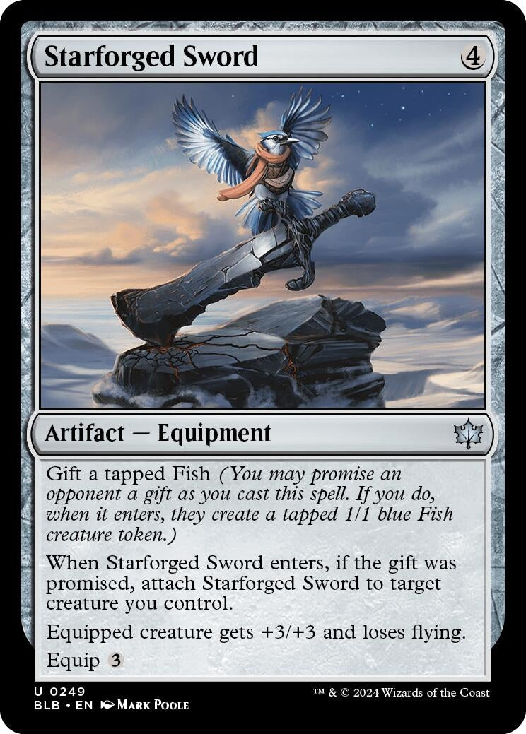 Image for Starforged Sword (249) [Bloomburrow] - Magic: The Gathering