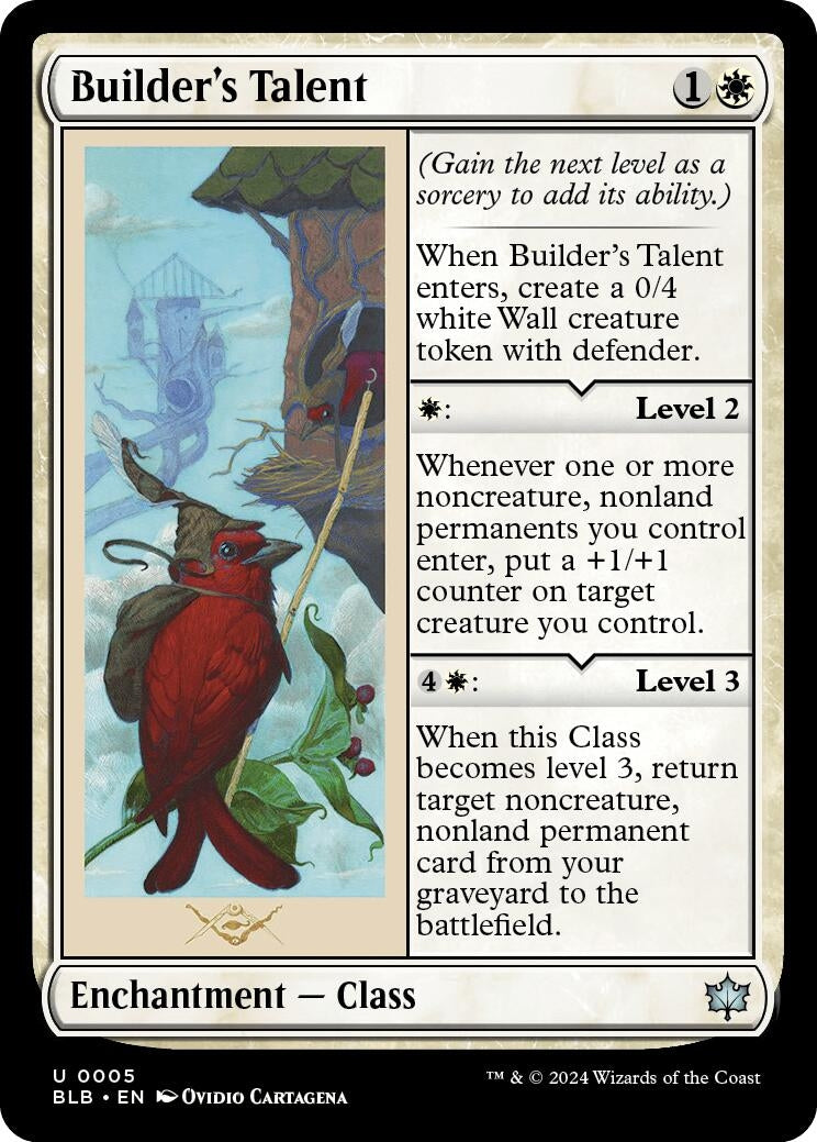 Image for Builder's Talent (5) [Bloomburrow] - Magic: The Gathering