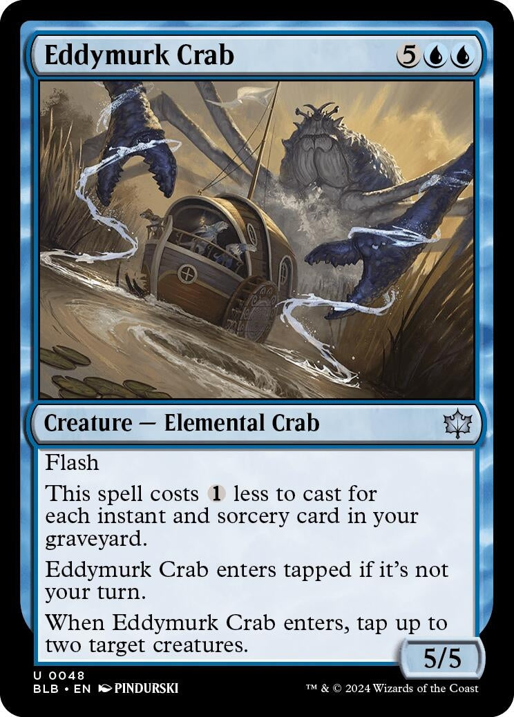 Image for Eddymurk Crab (48) [Bloomburrow] - Magic: The Gathering