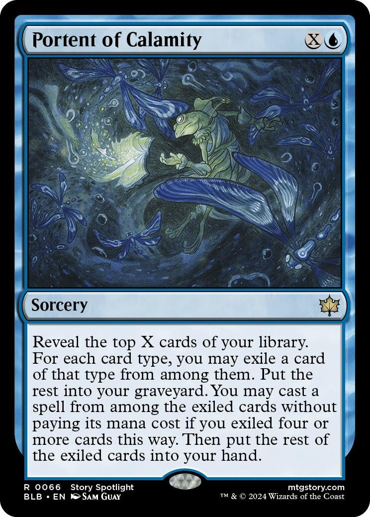 Image for Portent of Calamity (66) [Bloomburrow] - Magic: The Gathering