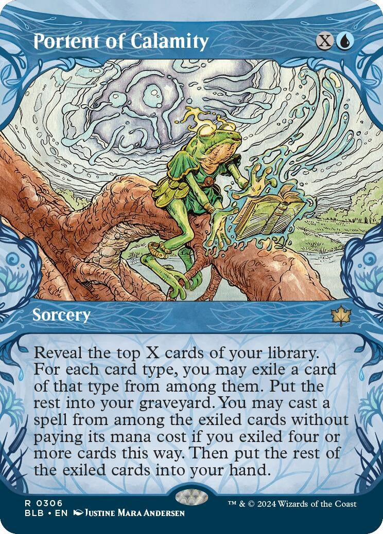 Image for Portent of Calamity (Showcase) (306) [Bloomburrow] - Magic: The Gathering