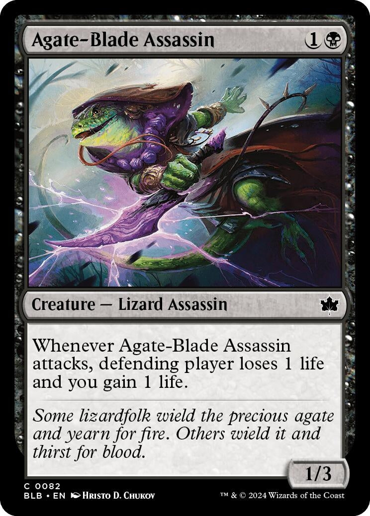 Image for Agate-Blade Assassin (82) [Bloomburrow] - Magic: The Gathering