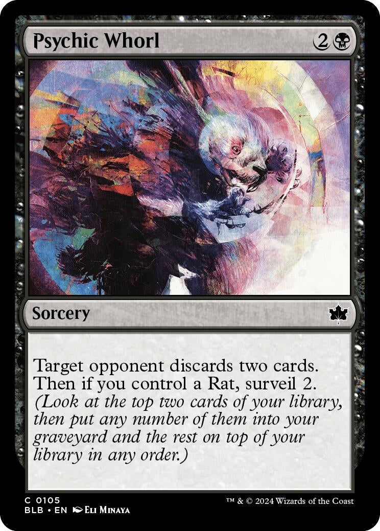 Image for Psychic Whorl (105) [Bloomburrow] - Magic: The Gathering