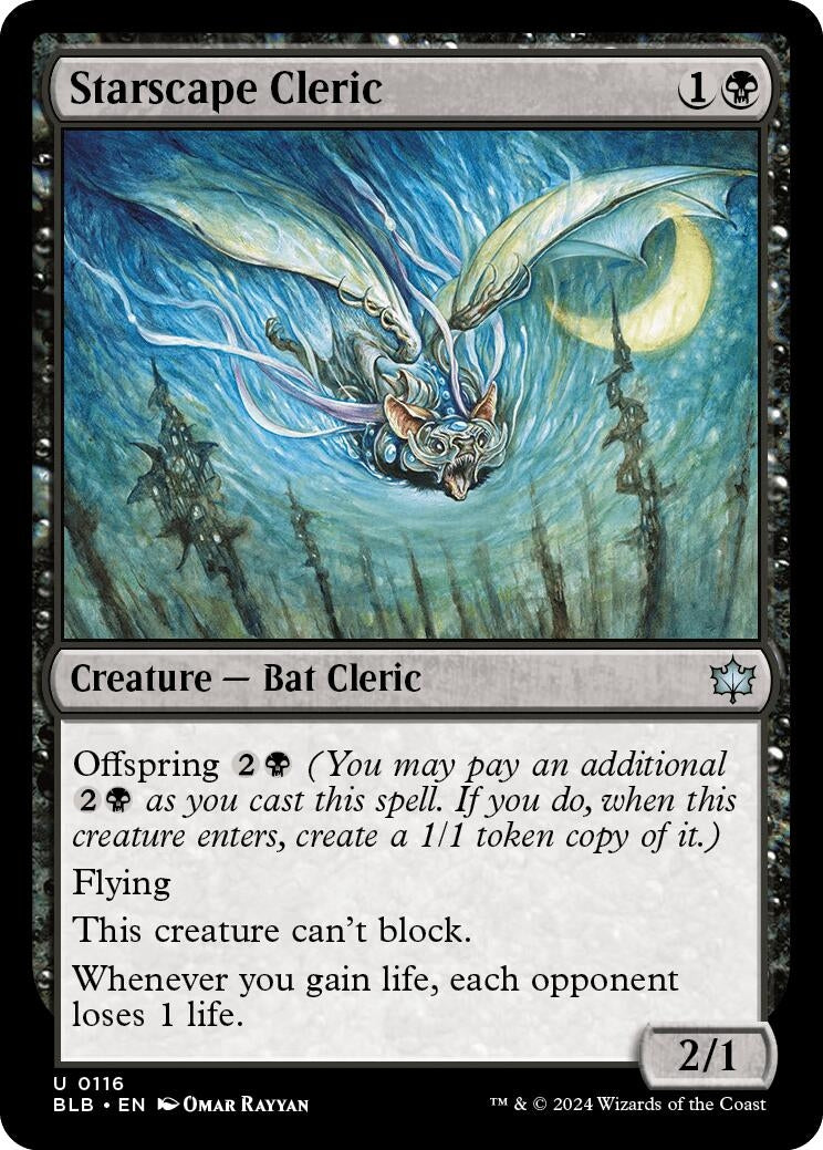 Image for Starscape Cleric (116) [Bloomburrow] - Magic: The Gathering