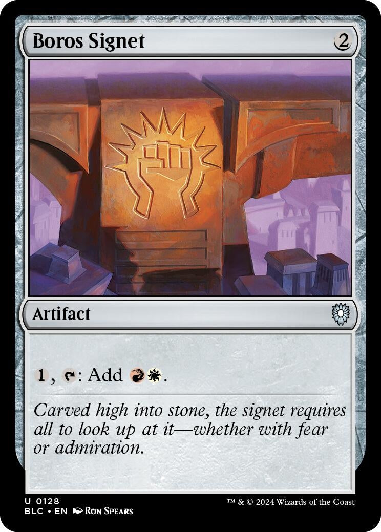 Image for Boros Signet (128) [Bloomburrow] - Magic: The Gathering