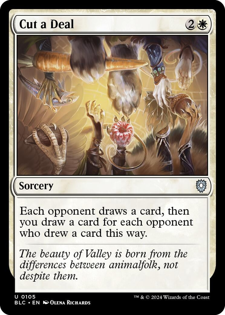 Image for Cut a Deal (105) [Bloomburrow] - Magic: The Gathering