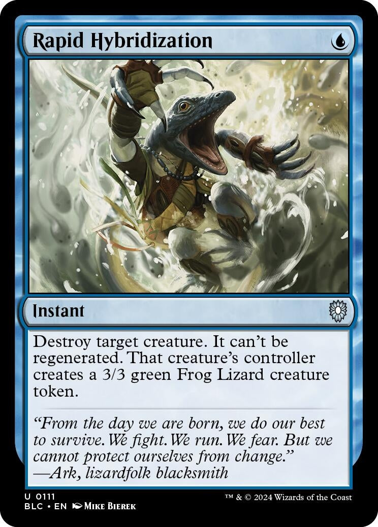 Image for Rapid Hybridization (111) [Bloomburrow] - Magic: The Gathering