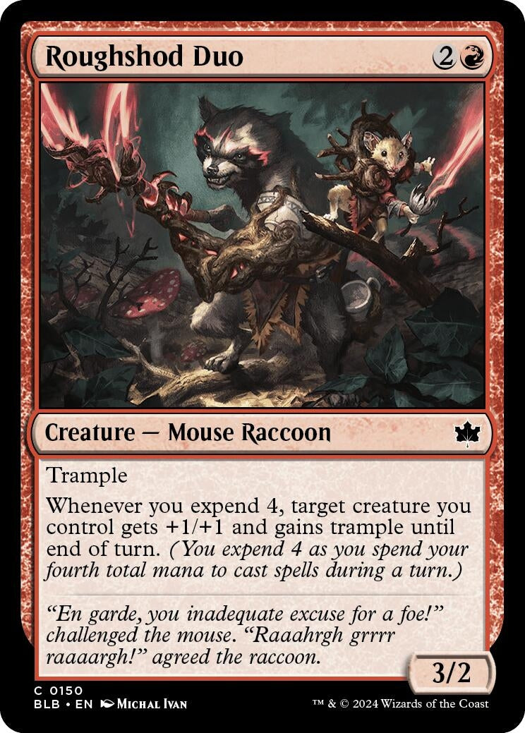 Image for Roughshod Duo (150) [Bloomburrow] - Magic: The Gathering
