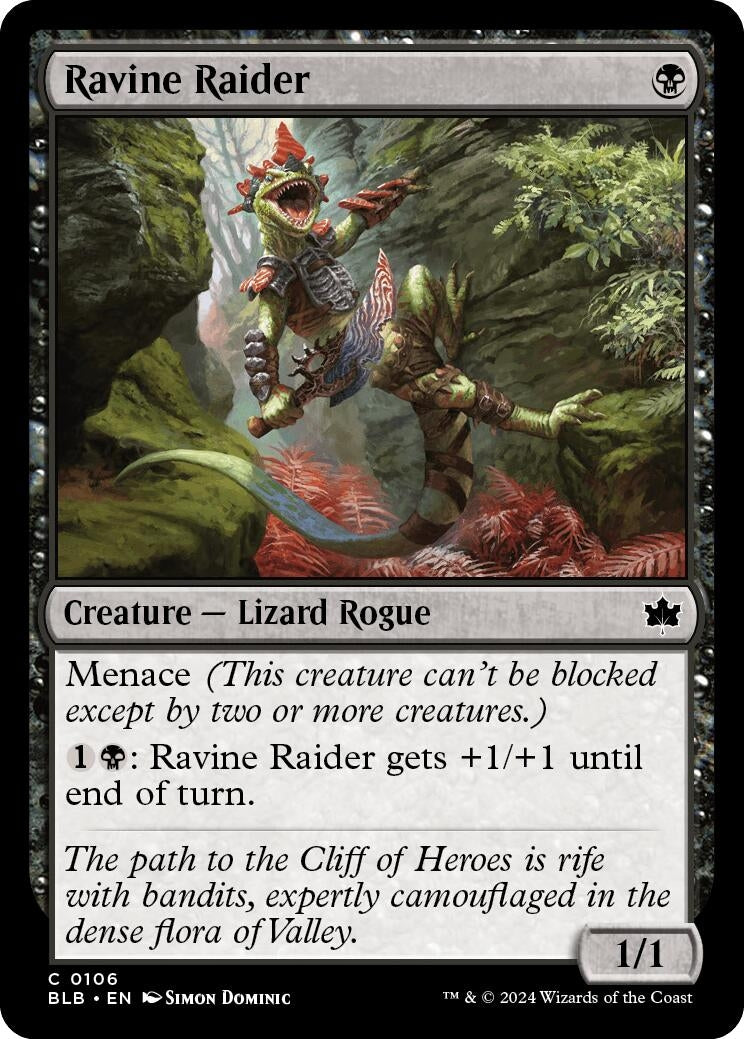 Image for Ravine Raider (106) [Bloomburrow] - Magic: The Gathering