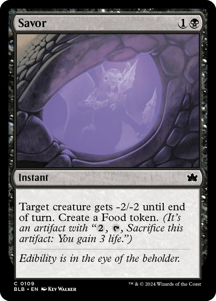 Image for Savor (109) [Bloomburrow] - Magic: The Gathering