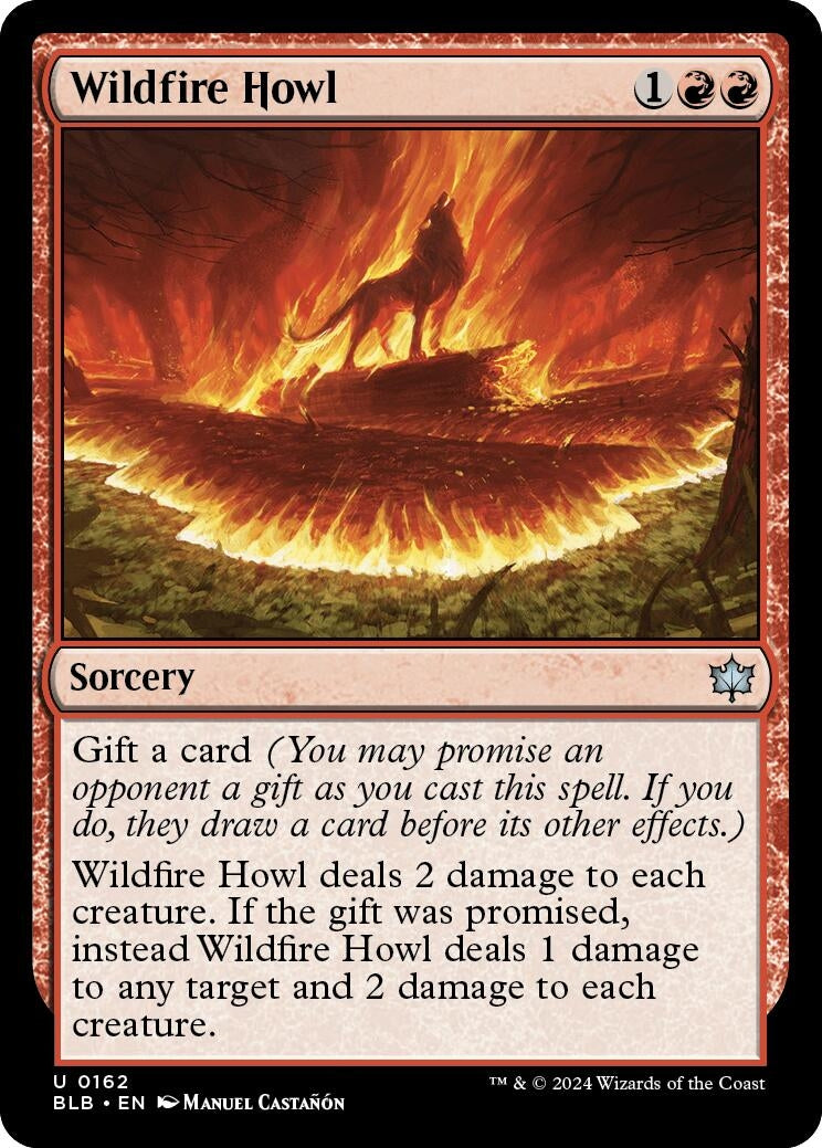 Image for Wildfire Howl (162) [Bloomburrow] - Magic: The Gathering