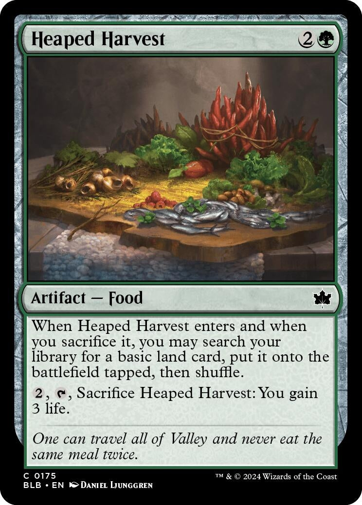 Image for Heaped Harvest (175) [Bloomburrow] - Magic: The Gathering