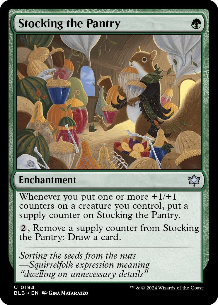 Image for Stocking the Pantry (194) [Bloomburrow] - Magic: The Gathering