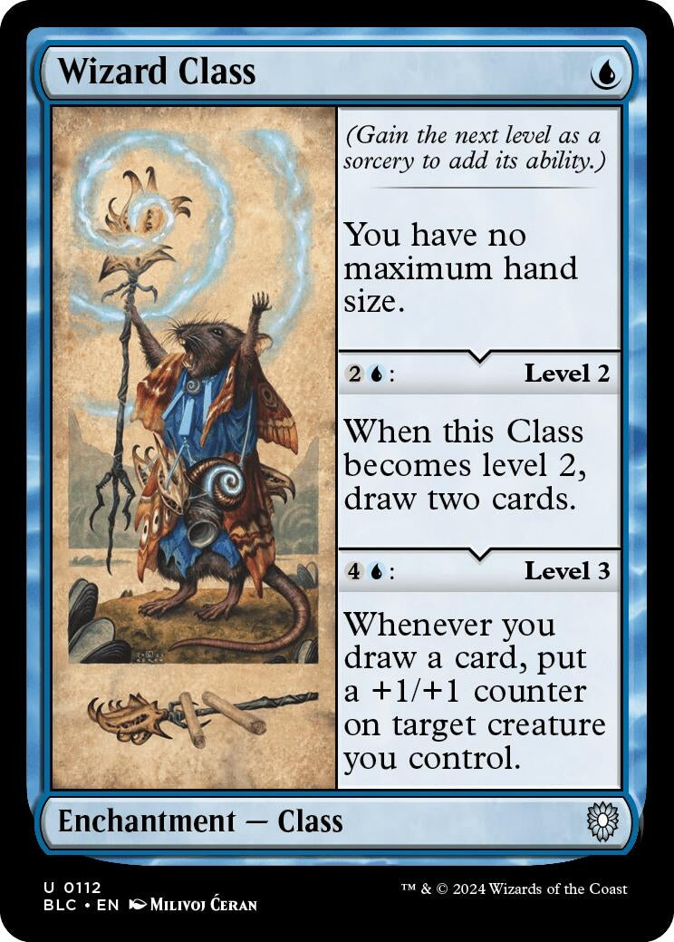 Image for Wizard Class (112) [Bloomburrow] - Magic: The Gathering