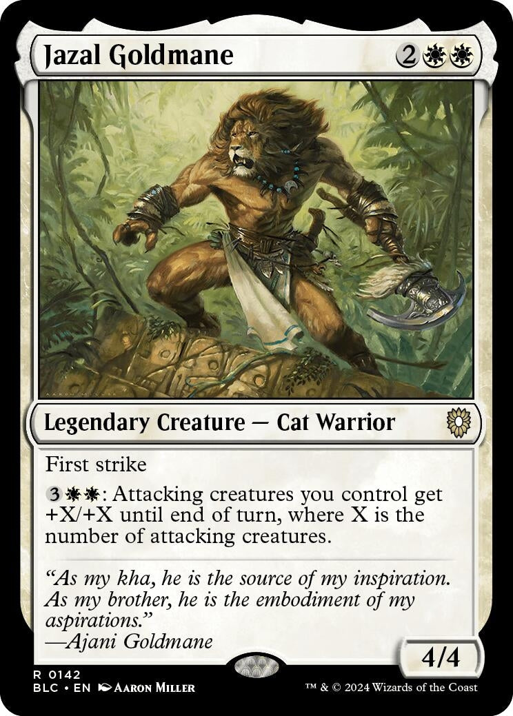 Image for Jazal Goldmane (142) [Bloomburrow] - Magic: The Gathering