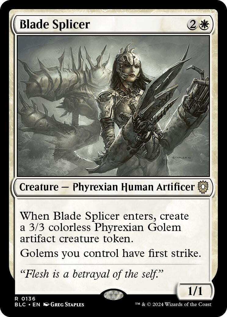 Image for Blade Splicer (136) [Bloomburrow] - Magic: The Gathering