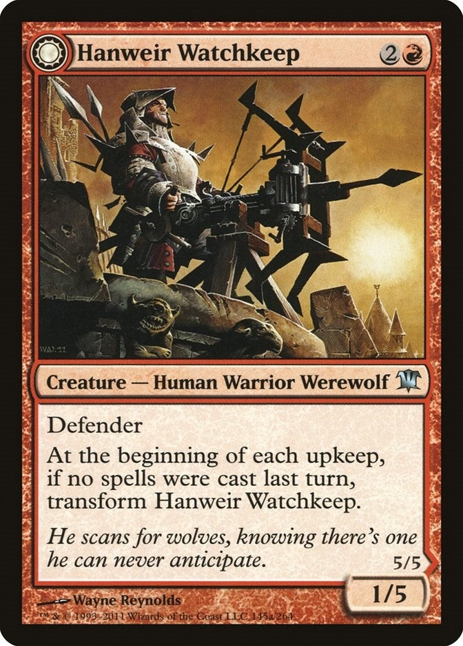 Image for Hanweir Watchkeep (145) [Innistrad] - Magic: The Gathering