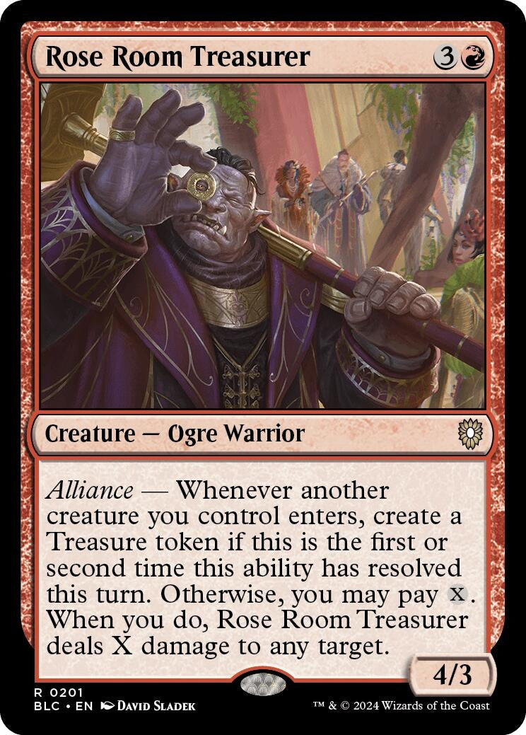 Image for Rose Room Treasurer (201) [Bloomburrow] - Magic: The Gathering