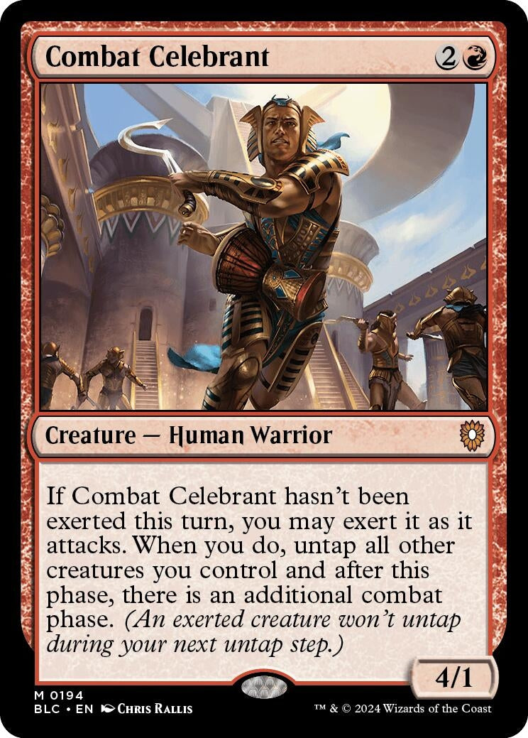 Image for Combat Celebrant (194) [Bloomburrow] - Magic: The Gathering
