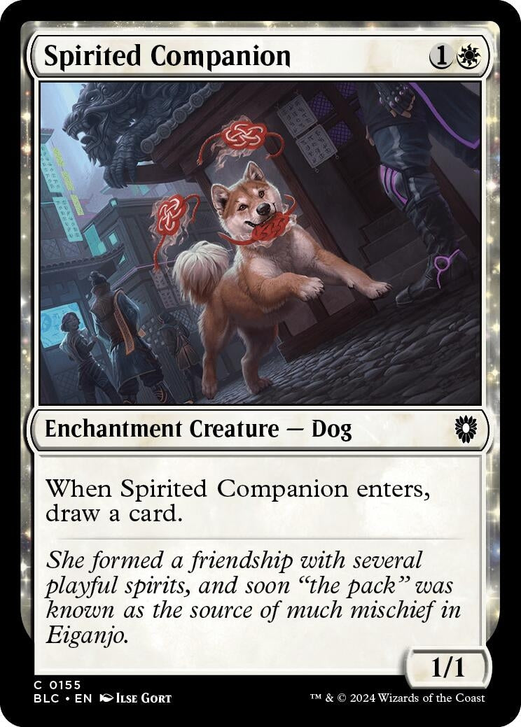 Image for Spirited Companion (155) [Bloomburrow] - Magic: The Gathering