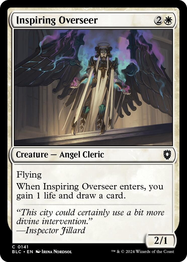 Image for Inspiring Overseer (141) [Bloomburrow] - Magic: The Gathering