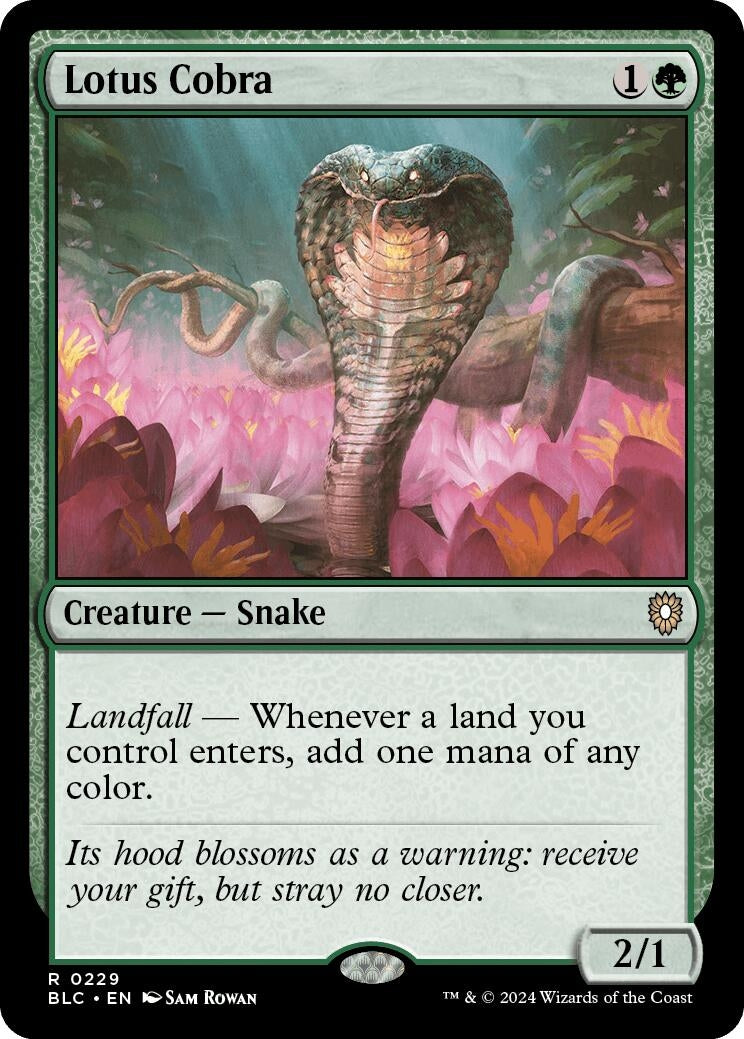 Lotus Cobra (229) [Commander: Bloomburrow]