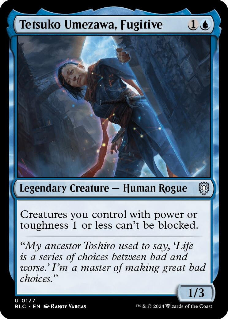 Image for Tetsuko Umezawa, Fugitive (177) [Bloomburrow] - Magic: The Gathering