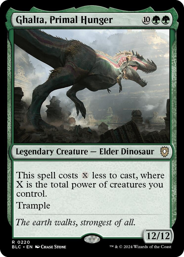 Image for Ghalta, Primal Hunger (220) [Bloomburrow] - Magic: The Gathering