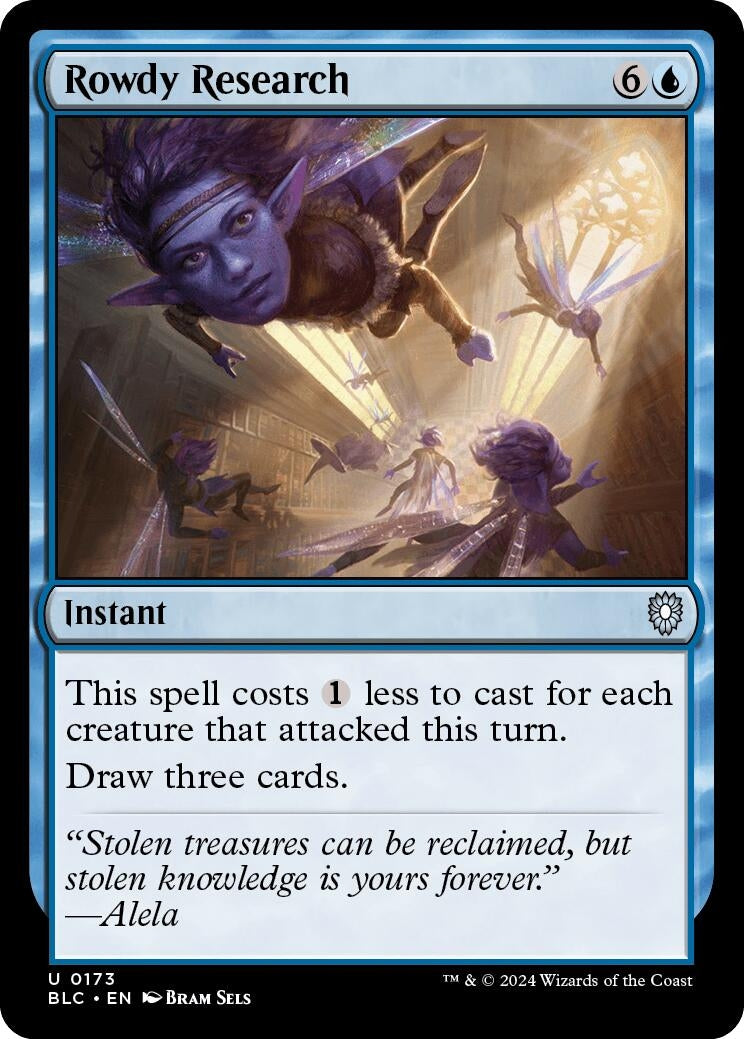 Image for Rowdy Research (173) [Bloomburrow] - Magic: The Gathering