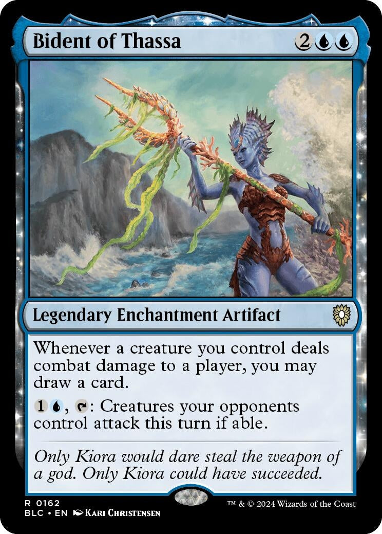 Image for Bident of Thassa (162) [Bloomburrow] - Magic: The Gathering
