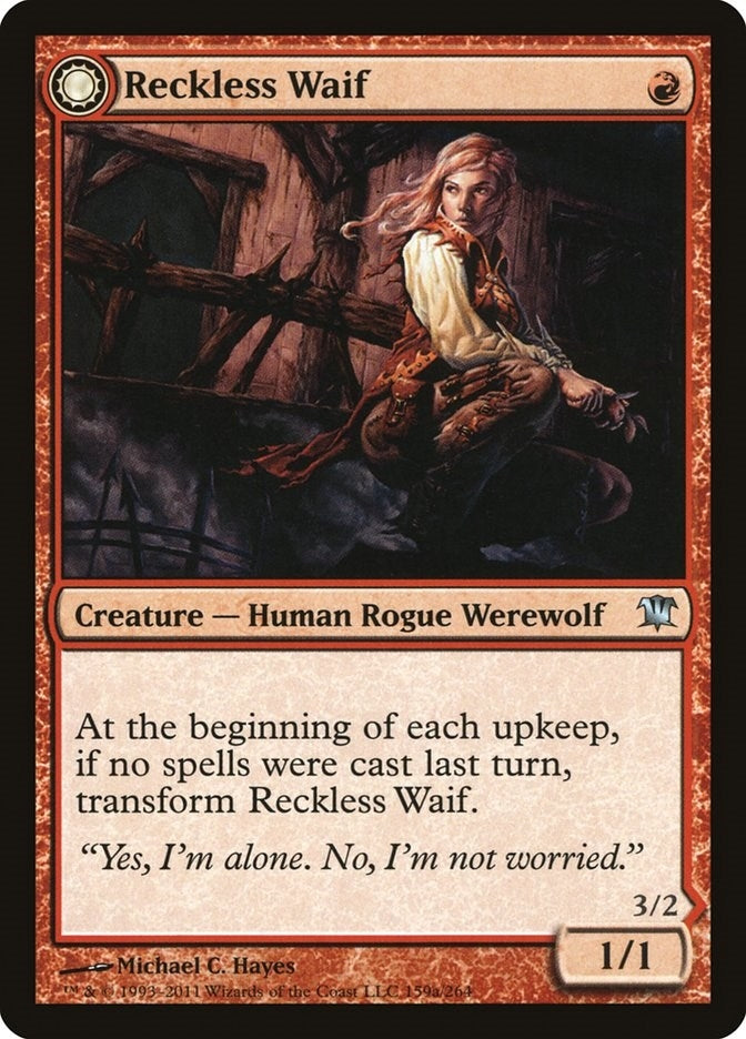 Image for Reckless Waif (159) [Innistrad] - Magic: The Gathering