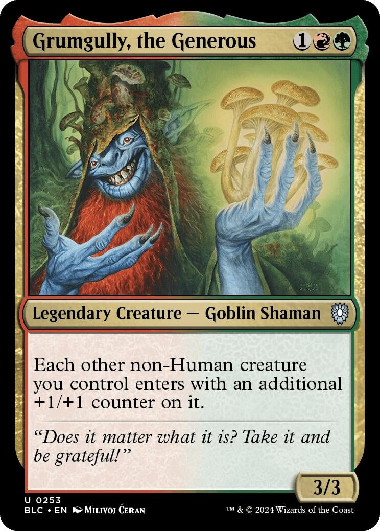 Image for Grumgully, the Generous (253) [Bloomburrow] - Magic: The Gathering