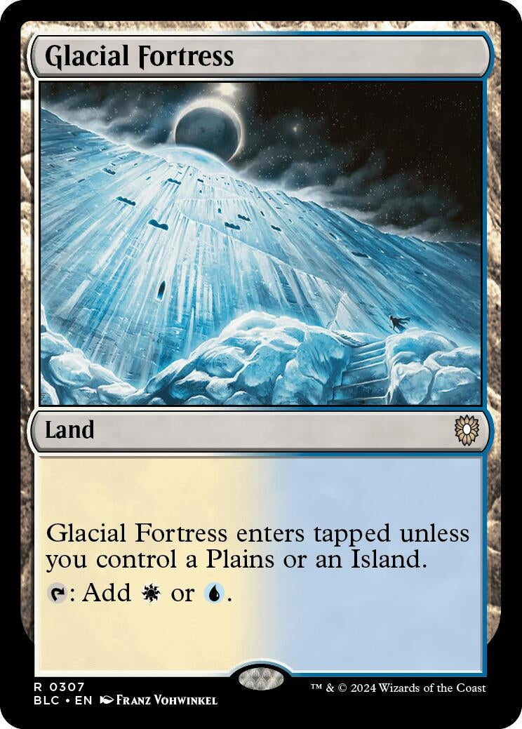 Image for Glacial Fortress (307) [Bloomburrow] - Magic: The Gathering