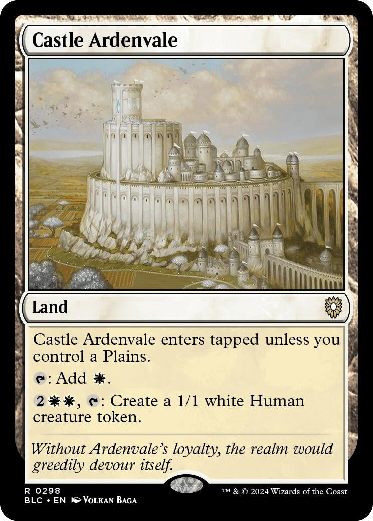 Image for Castle Ardenvale (298) [Bloomburrow] - Magic: The Gathering