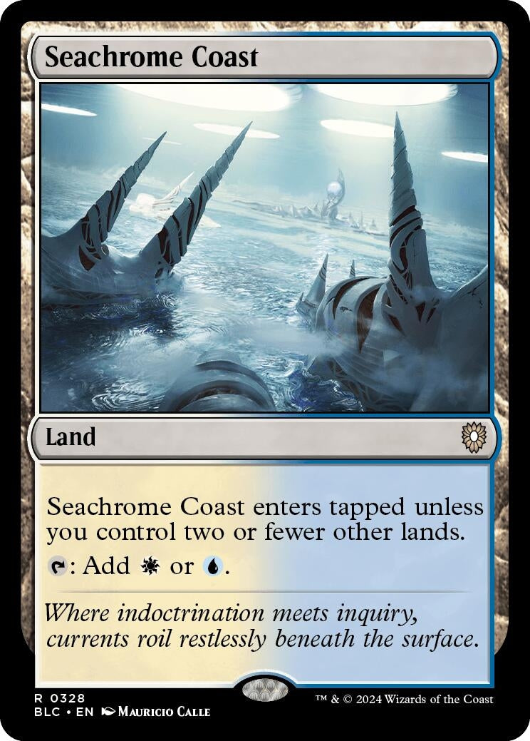 Image for Seachrome Coast (328) [Bloomburrow] - Magic: The Gathering
