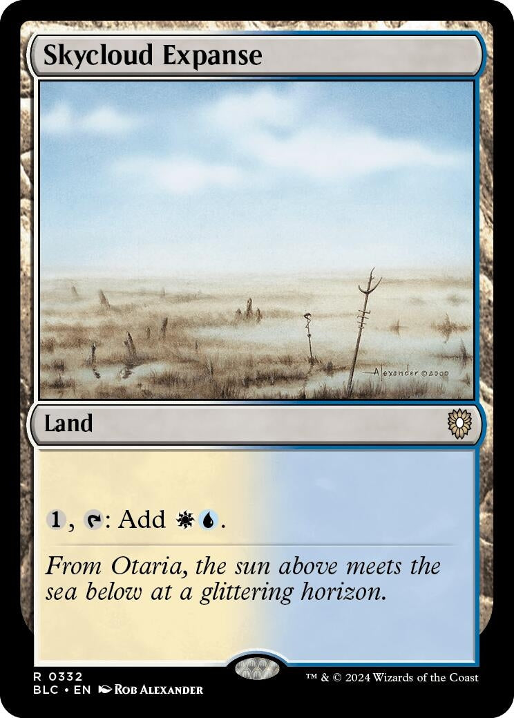 Image for Skycloud Expanse (332) [Bloomburrow] - Magic: The Gathering