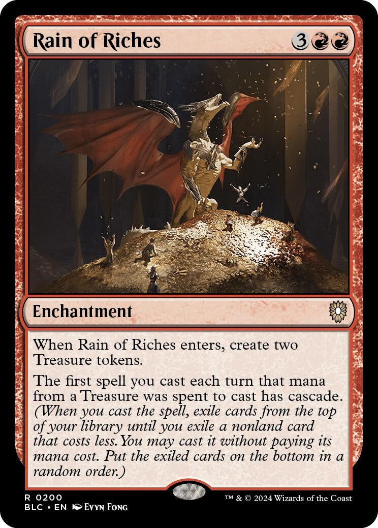 Image for Rain of Riches (200) [Bloomburrow] - Magic: The Gathering