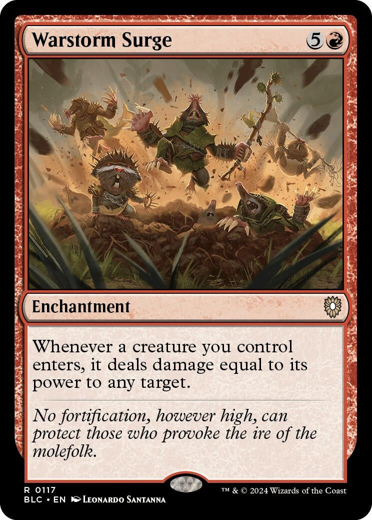 Image for Warstorm Surge (117) [Bloomburrow] - Magic: The Gathering