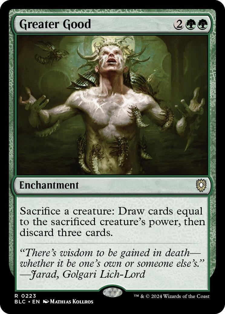 Image for Greater Good (223) [Bloomburrow] - Magic: The Gathering