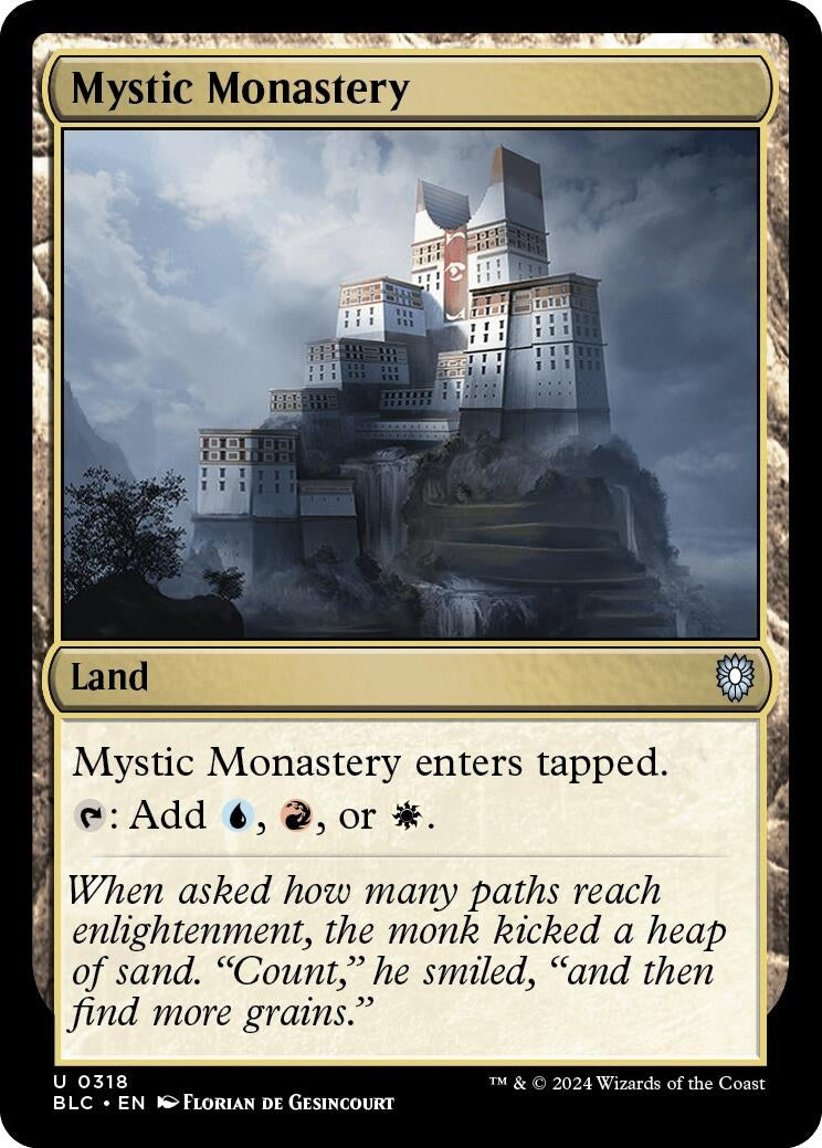 Image for Mystic Monastery (318) [Bloomburrow] - Magic: The Gathering