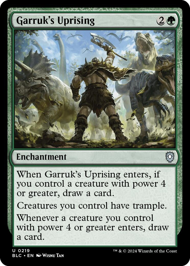 Image for Garruk's Uprising (219) [Bloomburrow] - Magic: The Gathering