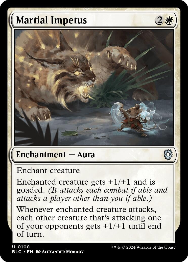 Image for Martial Impetus (108) [Bloomburrow] - Magic: The Gathering